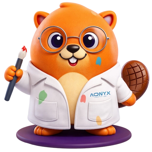 ilustrasi jasa animasi dan motion graphics aonyx